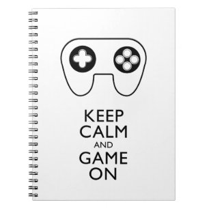 Carnet GARDEZ LE CALME ET LE JEU EN MARCHE - Pavé de jeu