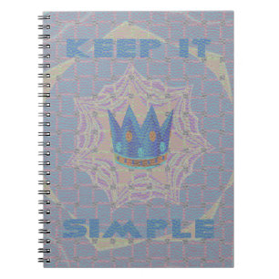 Carnet Gardez-le simple : Pastel Royal Clarity Motif Art