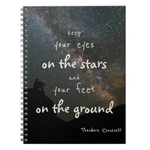Carnet Gardez Les Yeux Sur Les Étoiles / Motivation