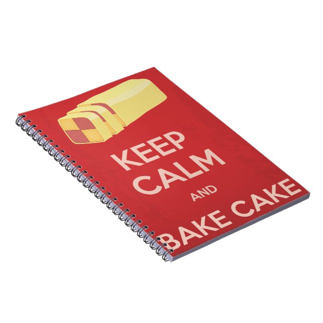 Carnet Gardez votre calme et faites un gâteau (Côté Droit)