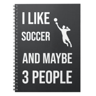 Carnet Gardien de but de football drôle
