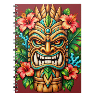 Carnet Gardien Tiki Couronne d'Hibiscus