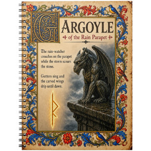 Carnet Gargouille, Art du Bestiaire Médiéval
