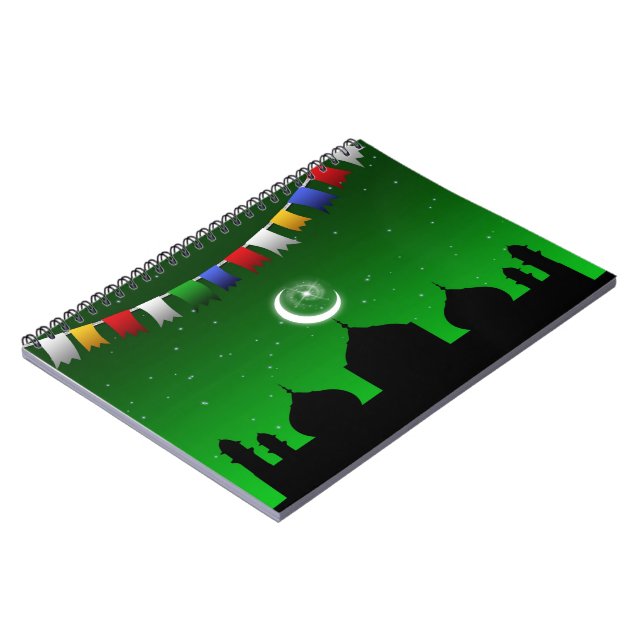 Carnet Garland coloré avec mosquée (Côté gauche)
