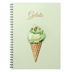 Carnet Gâteau d'anniversaire Glace à la Menthe 