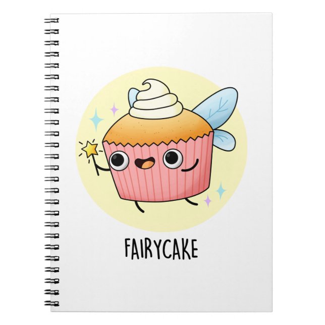 Carnet Gâteau de Fée Cupcake Drôle de Blague  (Devant)