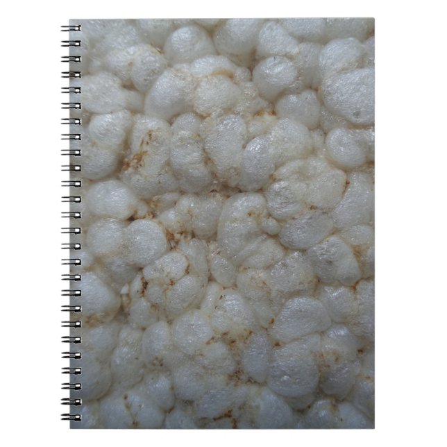 Carnet Gâteau de riz, Alimentation saine, Snack blanc (Devant)