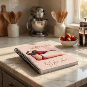 Carnet Gâteau Dessiné à la Main et Personnalisé