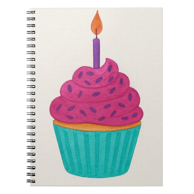 Carnet Gâteau en aquarelle (Devant)