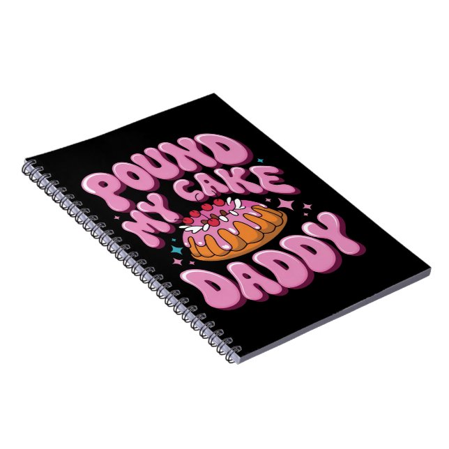 Carnet Gâteau Inapproprié Frappe Mon Papa Embarrassant  (Côté Droit)