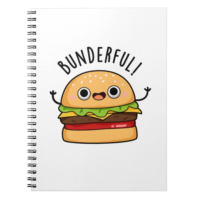 Carnet Gaufre de Burger Drôle Merveilleuse Pun (Devant)
