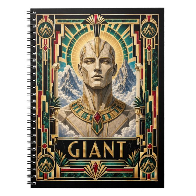 Carnet Géant mythique Art déco (Devant)