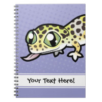 Gecko léopard de dessin animé