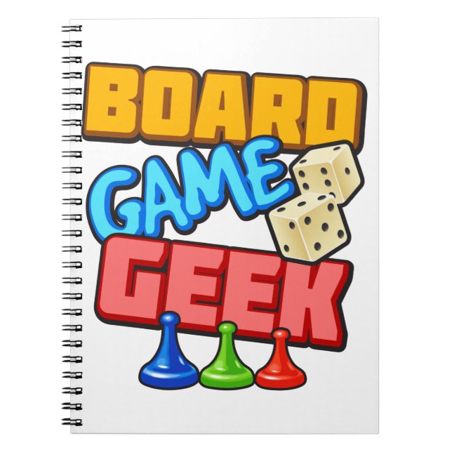 Carnet Geek de jeu de carte (Devant)