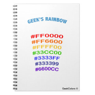 Carnet Geek's Rainbow