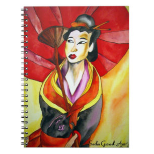 Carnet Geisha par Sacha Grossel Art