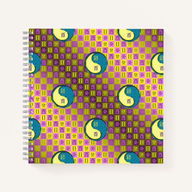 Carnet Gémeaux & Coq d'Eau (Devant)