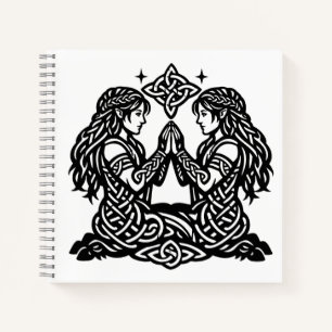 Carnet Gémeaux — Jumeaux du zodiaque de l'encre hantée