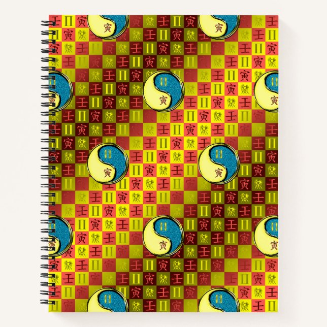 Carnet Gémeaux & Tigre d'eau (Devant)