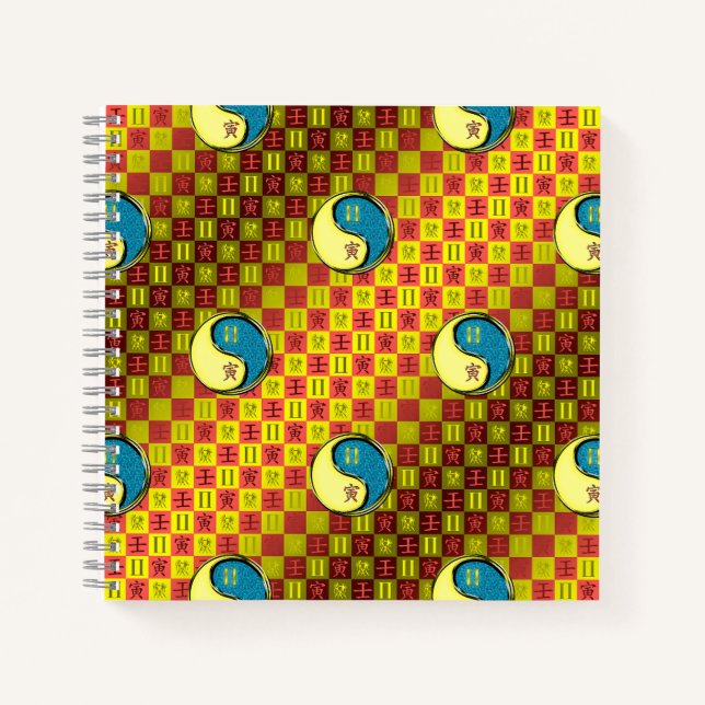 Carnet Gémeaux & Tigre d'eau (Devant)