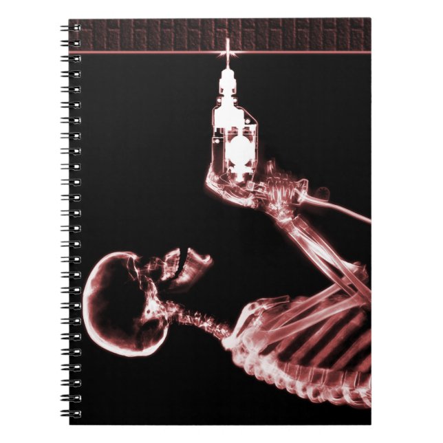 Carnet Générateur de squelette Red X-Ray (Devant)
