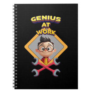 Carnet génie travail drôle réparation geek ordinateur ani