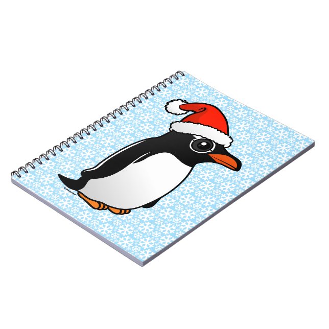 Carnet Gentoo Penguin Père Noël (Côté gauche)