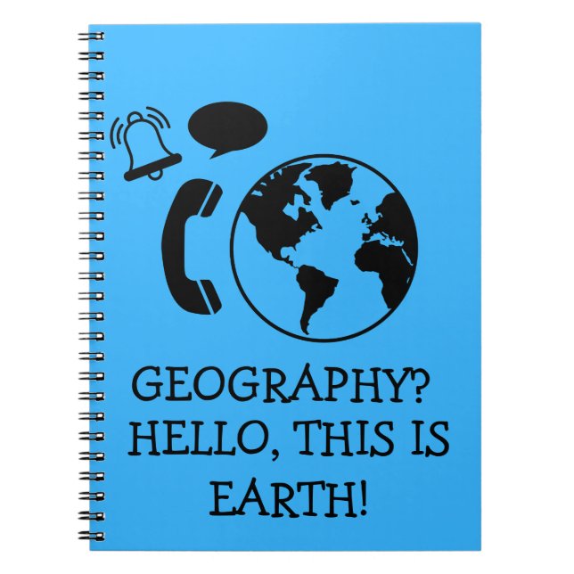 Carnet géographique amusant (Devant)