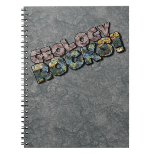Carnet géologie rocks! Humour scientifique Geek nerd
