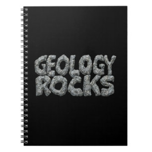 Carnet Géologie Rocks - Jeu de mots de science de la Terr