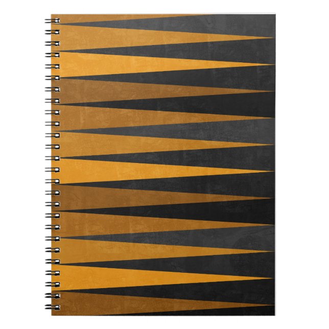Carnet Geometric Black Yellow (Devant)