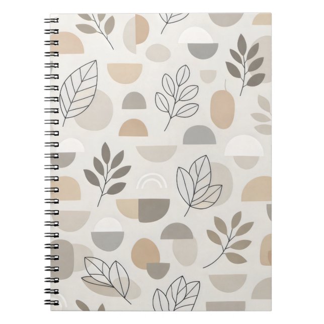 Carnet Géométrie botanique moderne (Devant)