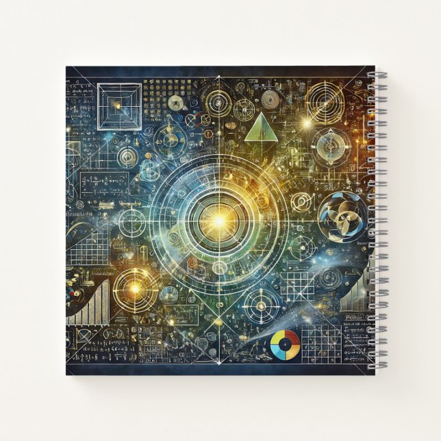 Carnet Géométrie cosmique et harmonie scientifique (Dos)