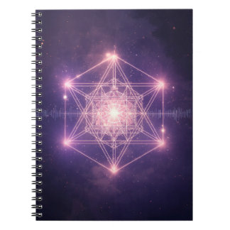 Carnet Géométrie sacrée lumineuse Lumière cosmique