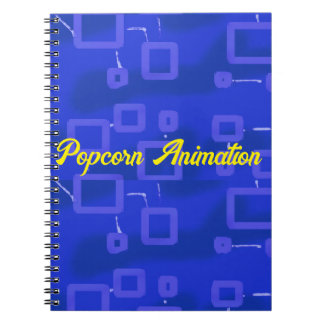 Carnet Géométrique bleue