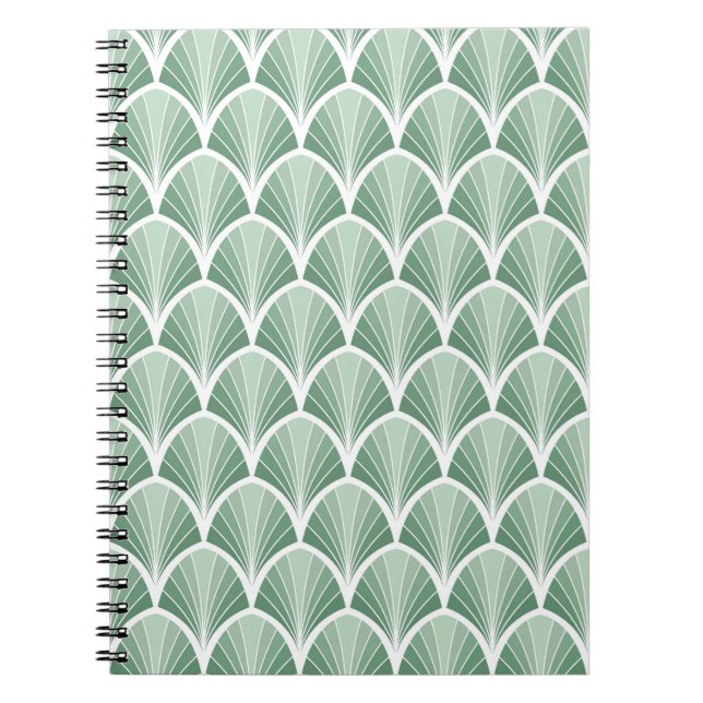 Carnet Géométrique Classique : Style Art Déco Sans Couleu (Devant)