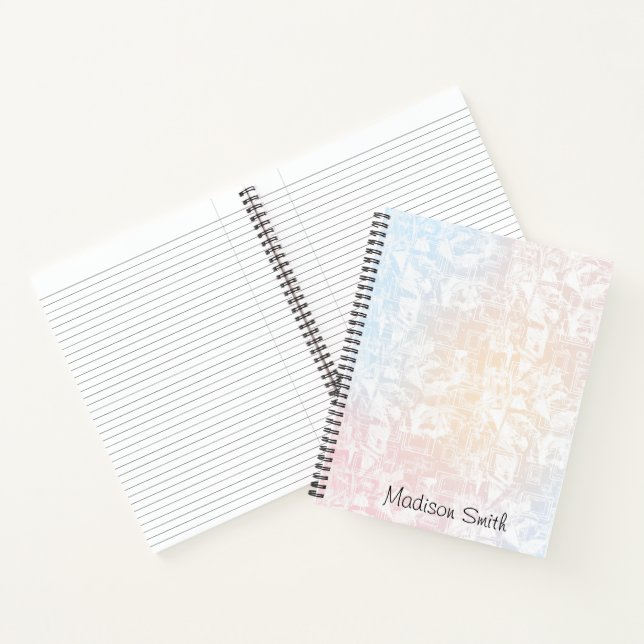 Carnet Géométrique personnalisé (Intérieur)