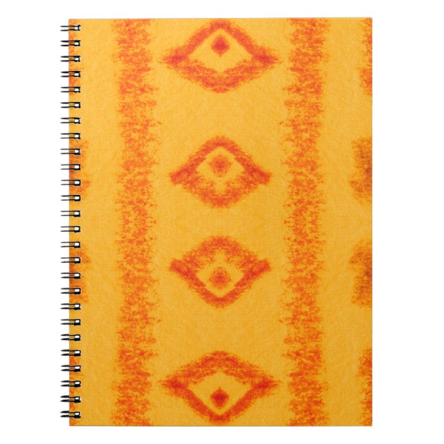 Carnet Géométrique Stylé Bleu et Vert Ethinc Motif De (Devant)