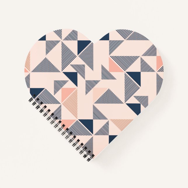 Carnet Géométrique, Triangle, Moderne (Devant)