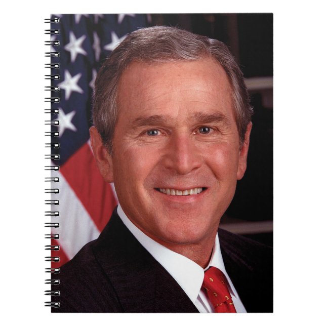 Carnet George Bush 43ème photo du président américain (Devant)