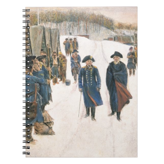 Carnet George Washington et baron von Steuben (Devant)