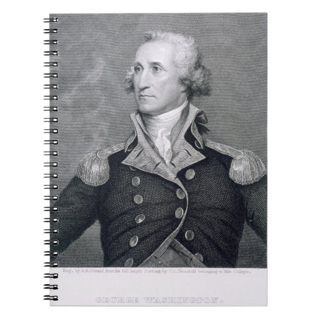 Carnet George Washington, gravé par brun Durand de (Devant)