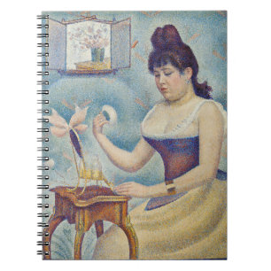 Carnet Georges Seurat - Jeune femme se poudrant