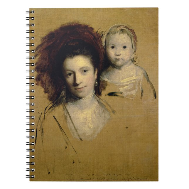Carnet Georgiana, comtesse Spencer et sa fille (Devant)