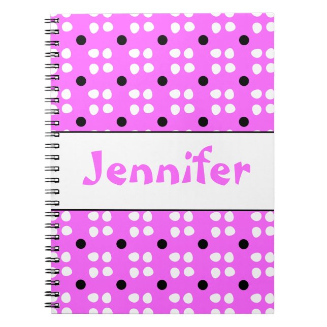 Carnet Gepersonaliseerde Stippen patroon (Devant)