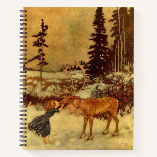 Carnet Gerda et le renne par Dulac Vintage