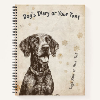 Carnet German Shorthaired Pointer's Diary