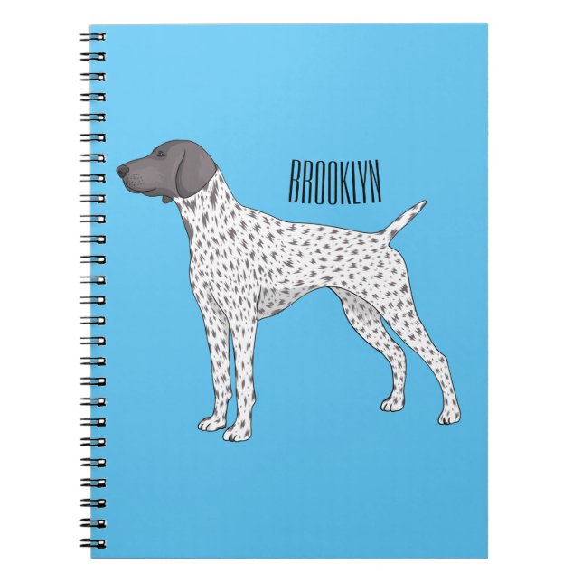 Carnet German Shorthred Pointer dog (Devant)