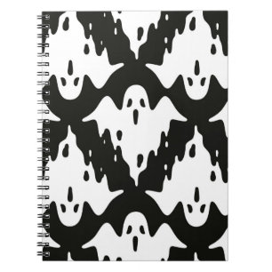 Carnet Ghost sans couture motif Halloween vintage éffraya