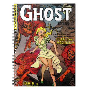 Carnet Ghost Vintage Horror Comics Red Ghouls